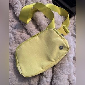 Lululemon neon yellow/citron belt bag. Brand new no tags
